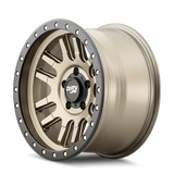 DIRTY LIFE CANYON PRO 9309 SATIN GOLD 17X9 5-127 -12MM 71.5MM