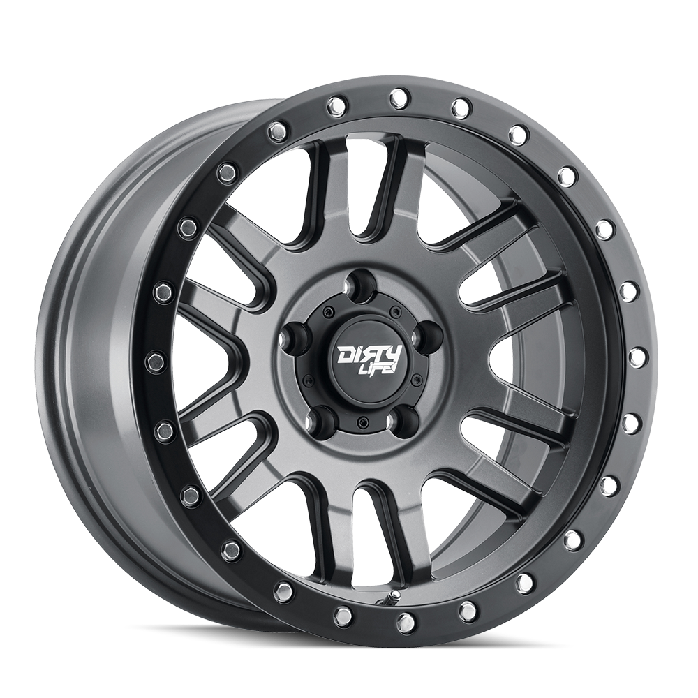 DIRTY LIFE CANYON PRO 9309 SATIN GRAPHITE 17X9 5-127 -12MM 71.5MM