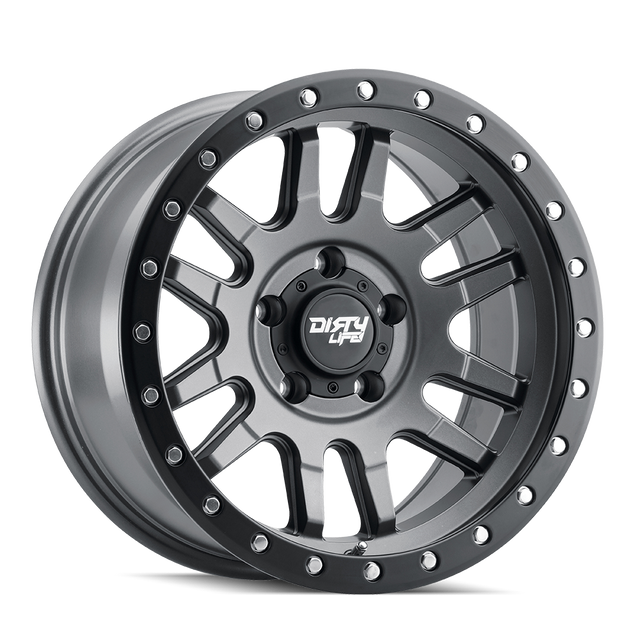 DIRTY LIFE CANYON PRO 9309 SATIN GRAPHITE 17X9 5-127 -38MM 71.5MM