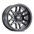 DIRTY LIFE CANYON 9310 MATTE BLACK 17X9 5-127 -12MM 71.5MM