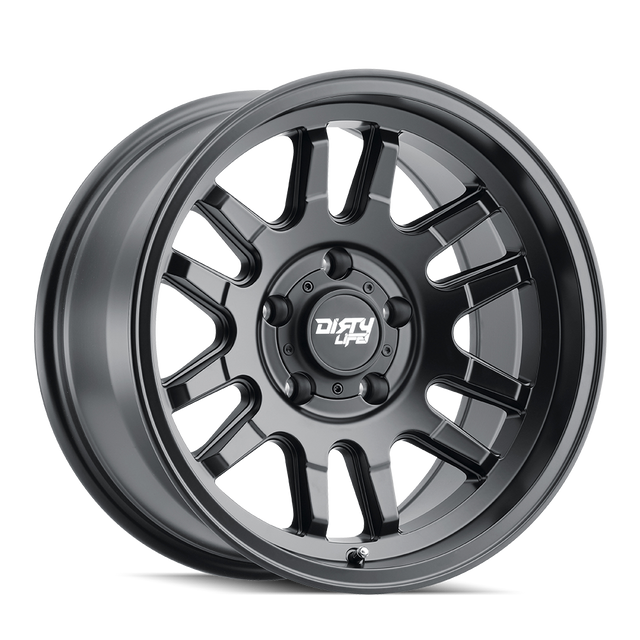 DIRTY LIFE CANYON 9310 MATTE BLACK 17X9 5-127 -12MM 71.5MM