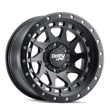 DIRTY LIFE ENIGMA PRO 9311 MATTE BLACK 17X9 5-127 -12MM 71.5MM