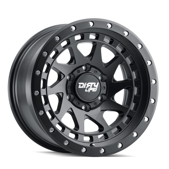 DIRTY LIFE ENIGMA PRO 9311 MATTE BLACK 17X9 5-127 -12MM 71.5MM