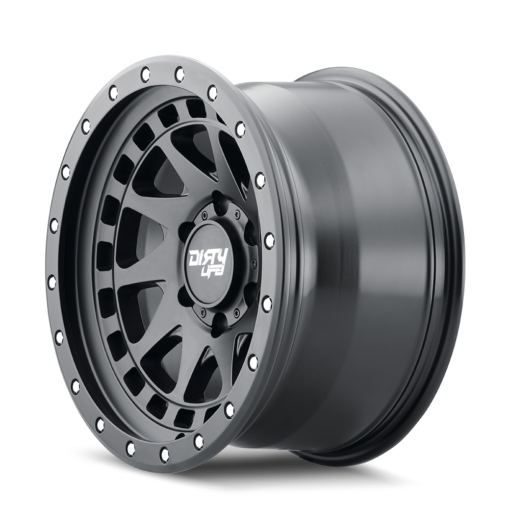 DIRTY LIFE ENIGMA PRO 9311 MATTE BLACK 17X9 5-127 -12MM 71.5MM