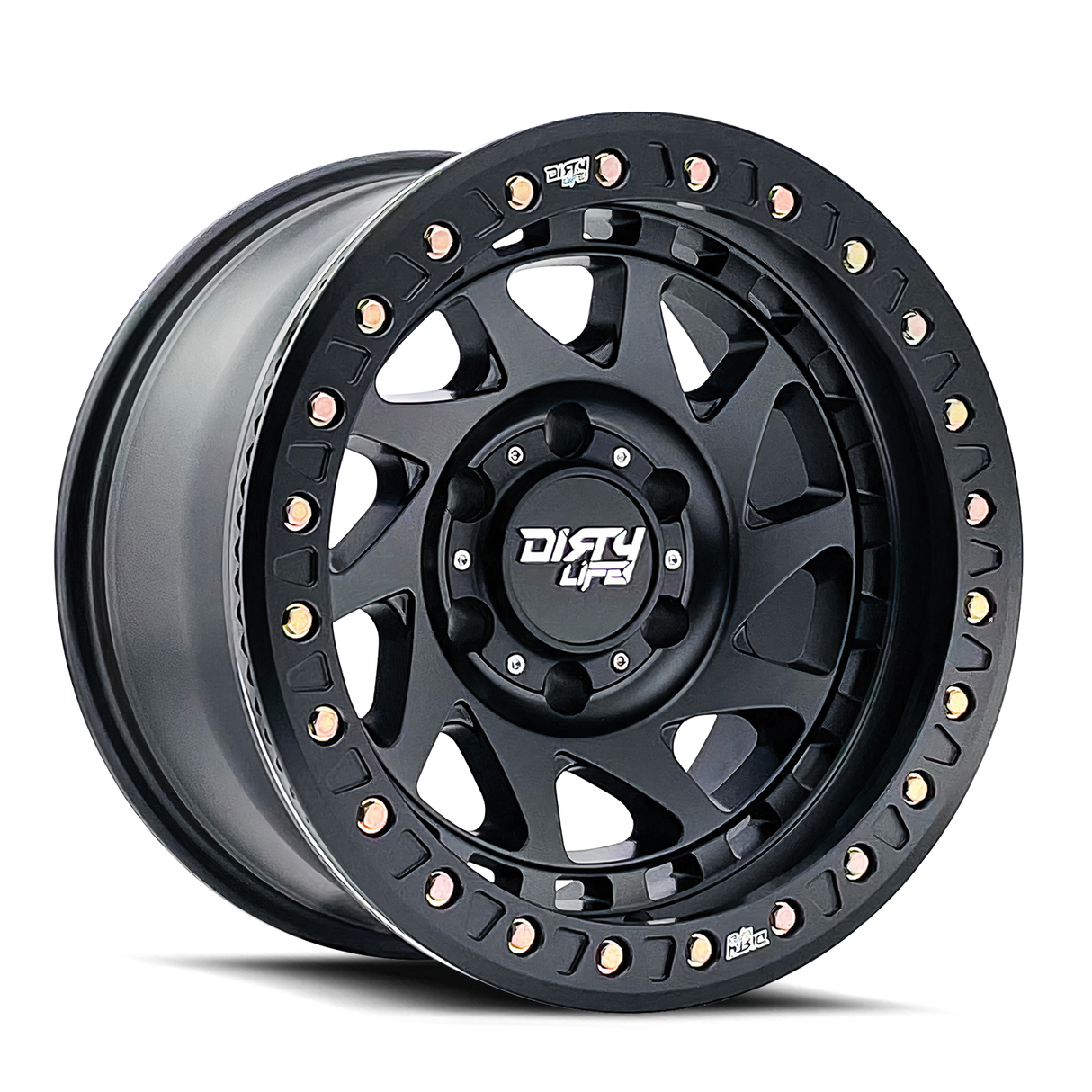 DIRTY LIFE ENIGMA RACE 9313 MATTE BLACK 17X9 5-127 -12MM 78.1MM