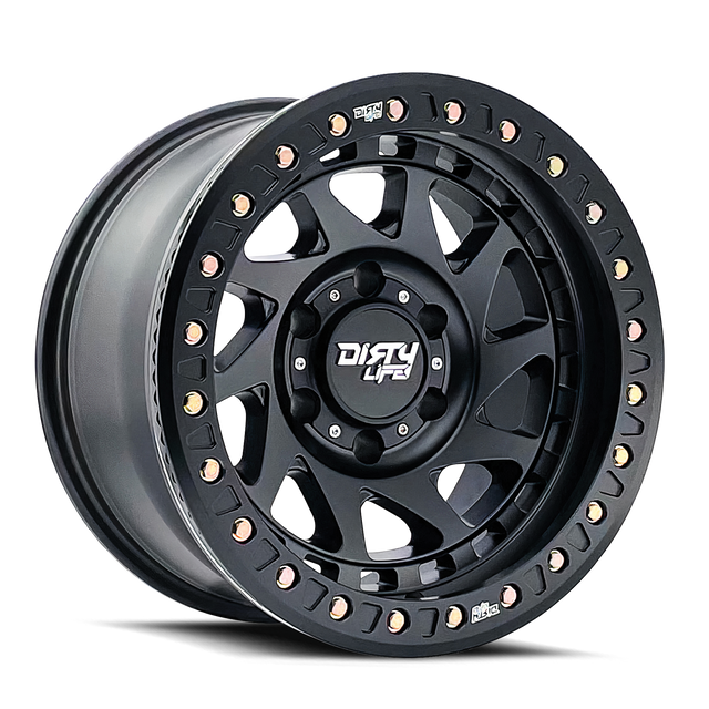 DIRTY LIFE ENIGMA RACE 9313 MATTE BLACK 17X9 5-127 -38MM 78.1MM