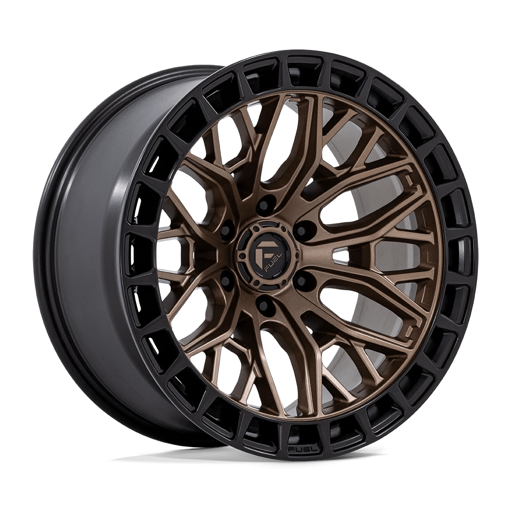 Fuel 1PC MATTE BRONZE W/ M-BLK LIP SIGMA 17X9 5X5 71 +1 M-BRNZ BLK-LP