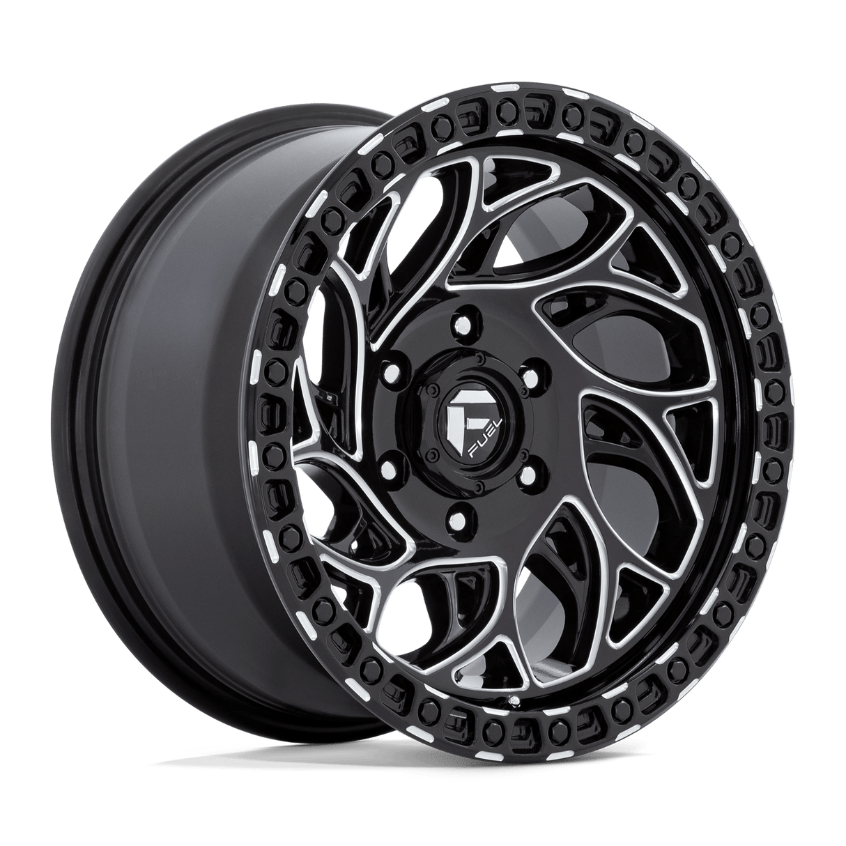 Fuel 1PC GLOSS BLACK MILLED RUNNER OR 17X9 5X5.0 71 +1 NBL