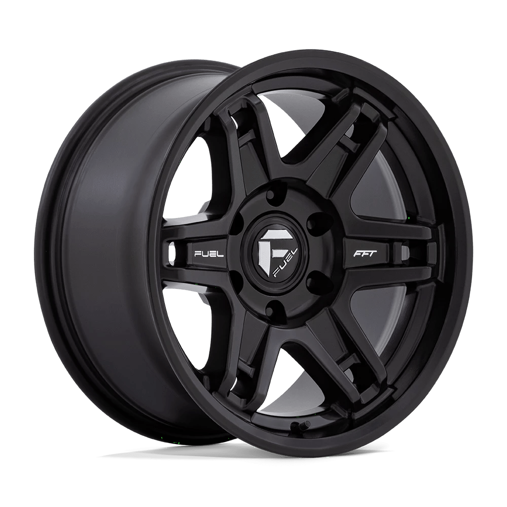 Fuel 1PC MATTE BLACK SLAYER 17X8.5 5X5.0 71 BD -15