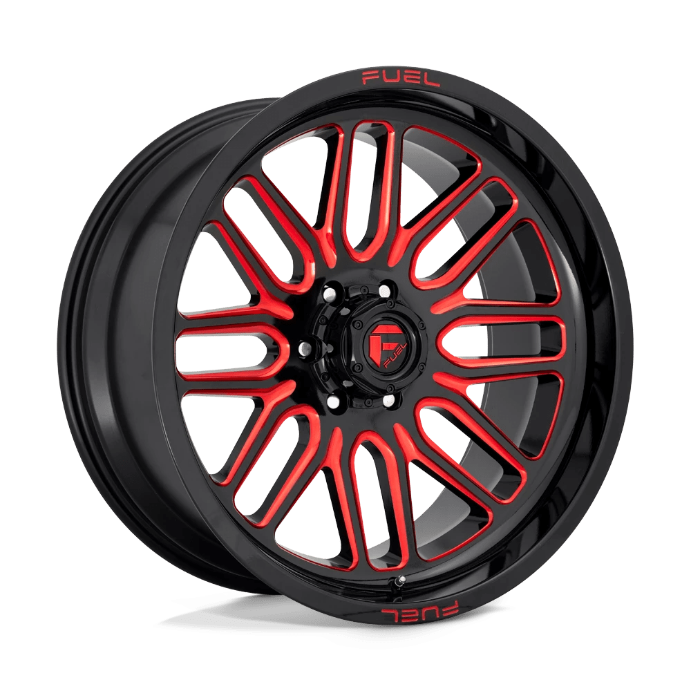 Fuel 1PC GLOSS BLACK RED TINTED CLEAR IGNITE 22X10 5X5.0 78.1 NLQ -18