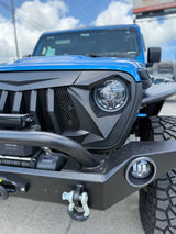Trail Ops Bird of Prey Matte Black Grille for 2018-2026 Jeep Wrangler JL/JLU & Gladiator JT
