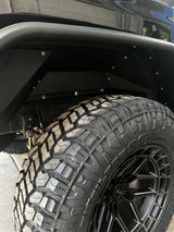 Trail Ops Rear Inner Fender Liners – Black | Jeep Wrangler Gladiator JT (2018–2026)