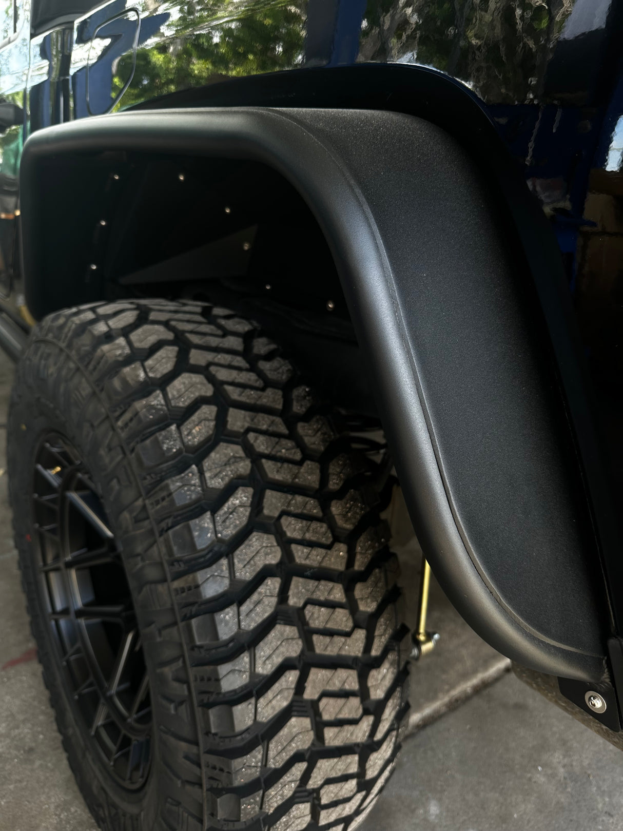 Trail Ops Rear Inner Fender Liners – Black | Jeep Wrangler Gladiator JT (2018–2026)
