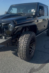 Aggressive aftermarket hood for Jeep Wrangler JL