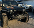 Trail Ops Heat Hood installed on Jeep Wrangler JL Jeep Gladiator JT with Trail Ops vented heat hood