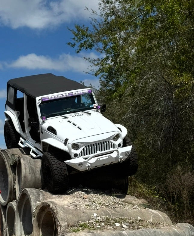 Trail Ops Angry Eye Front Grille (2007-2018 Jeep Wrangler JK / JKU)