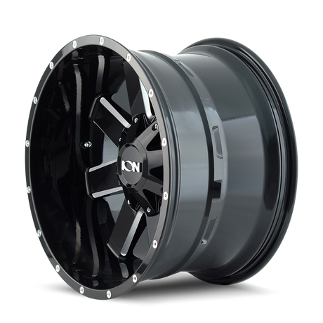ION 141 GLOSS BLACK MILLED 18X9 5-127/5-139.7 0MM 87.1MM