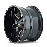 ION 141 GLOSS BLACK MILLED 20X9 5-127/5-139.7 0MM 87MM