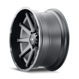 ION 143 MATTE BLACK 17X9 5-127 -12MM 71.5MM