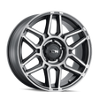 ION 146 MATTE BLACK MACHINED WITH DARK 20X10 5-127 -19MM 78.1MM