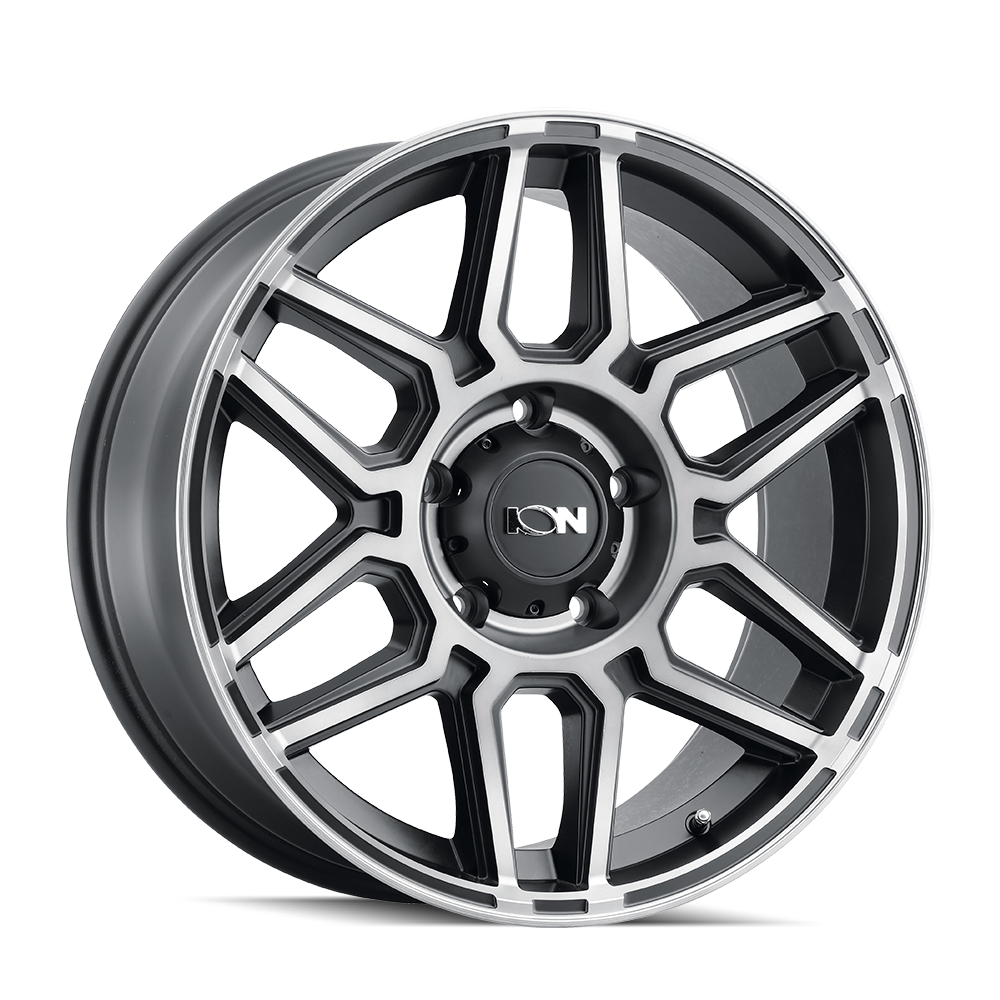 ION 146 MATTE BLACK MACHINED WITH DARK 20X10 5-127 -19MM 78.1MM