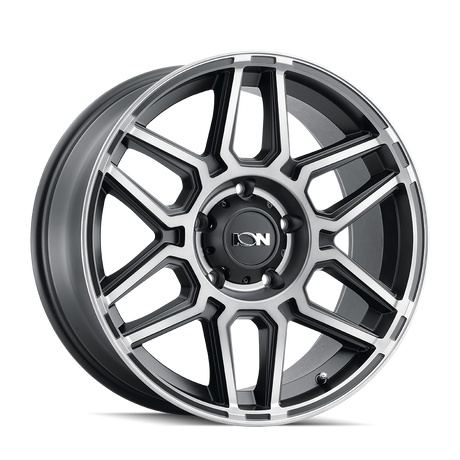 ION 146 MATTE BLACK MACHINED WITH DARK 20X10 5-127 -19MM 78.1MM