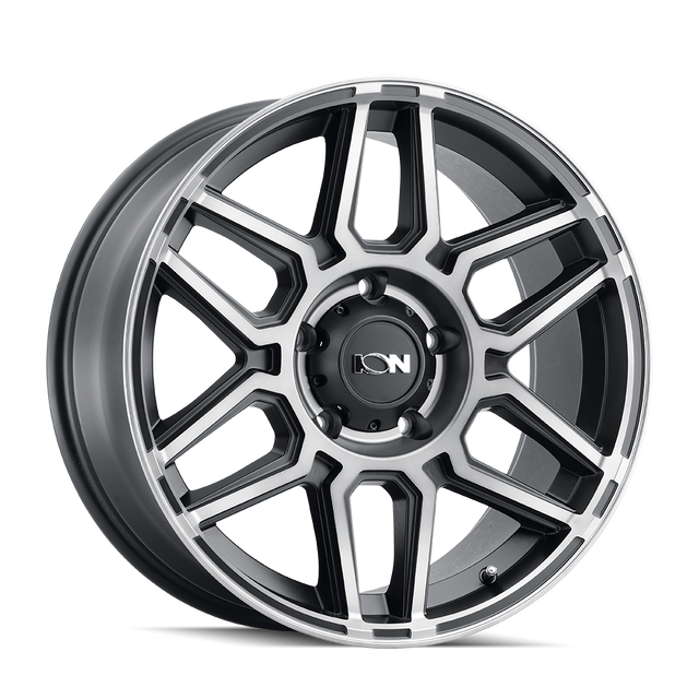 ION 146 MATTE BLACK MACHINED WITH DARK 20X10 5-127 -19MM 78.1MM