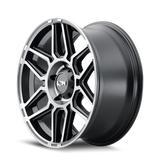 ION 146 MATTE BLACK MACHINED WITH DARK 20X10 5-127 -19MM 78.1MM