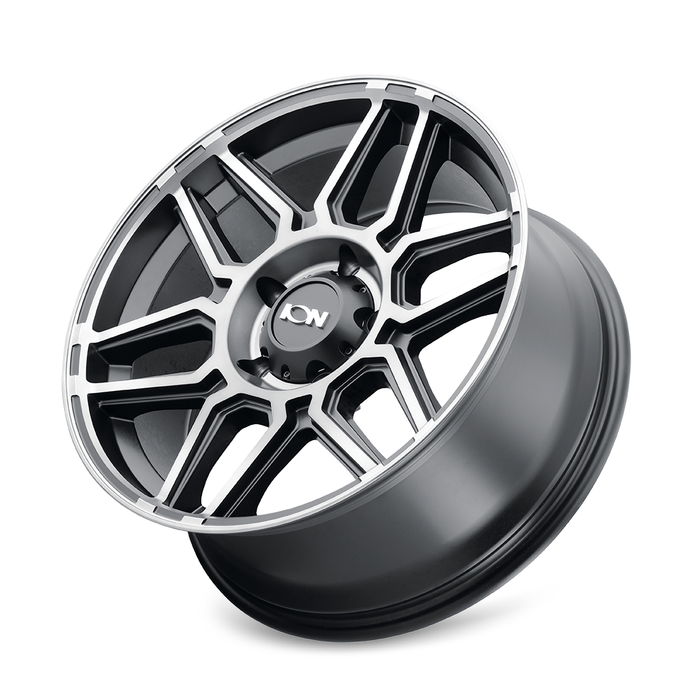 ION 146 MATTE BLACK MACHINED WITH DARK 20X10 5-127 -19MM 78.1MM
