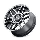 ION 146 MATTE BLACK MACHINED WITH DARK 20X10 5-127 -19MM 78.1MM