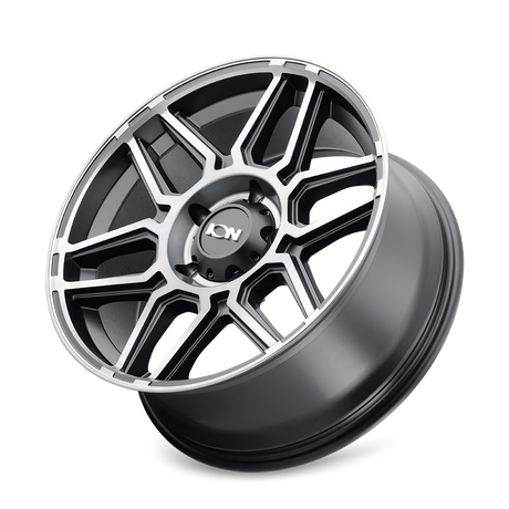 ION 146 MATTE BLACK MACHINED WITH DARK 20X10 5-127 -19MM 78.1MM