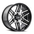 ION 147 GLOSS BLACK MACHINED 17X9 5-127 0MM 78.1MM