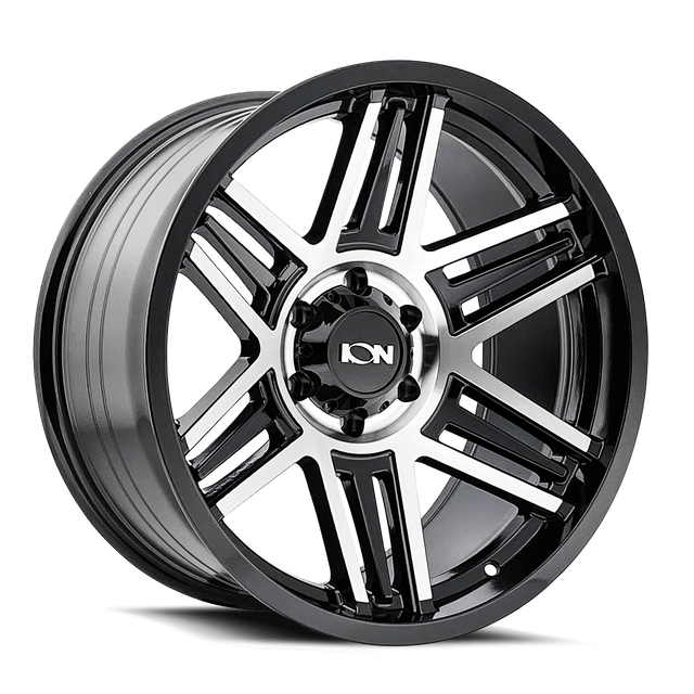 ION 147 GLOSS BLACK MACHINED 17X9 5-127 0MM 78.1MM