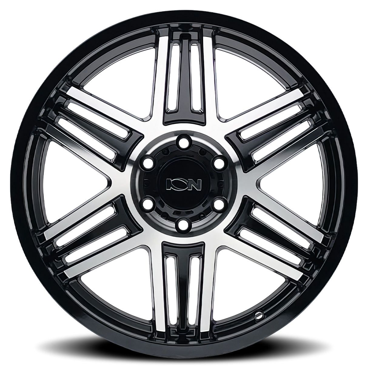 ION 147 GLOSS BLACK MACHINED 17X9 5-127 0MM 78.1MM