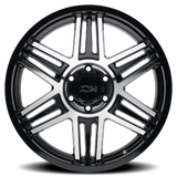 ION 147 GLOSS BLACK MACHINED 17X9 5-127 0MM 78.1MM