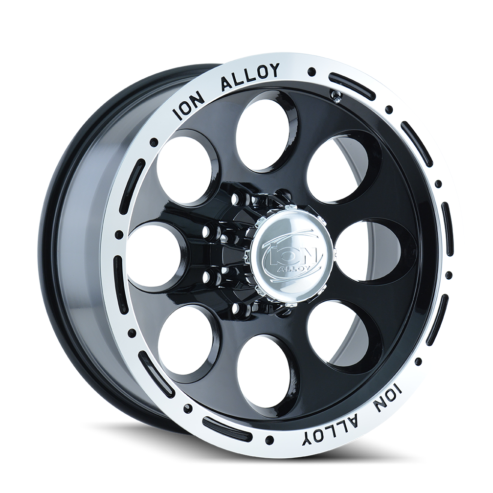 ION 174 GLOSS BLACK MACHINED 17X9 5-127 0MM 83.82MM