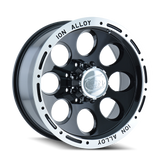 ION 174 GLOSS BLACK MACHINED 17X9 5-127 0MM 83.82MM