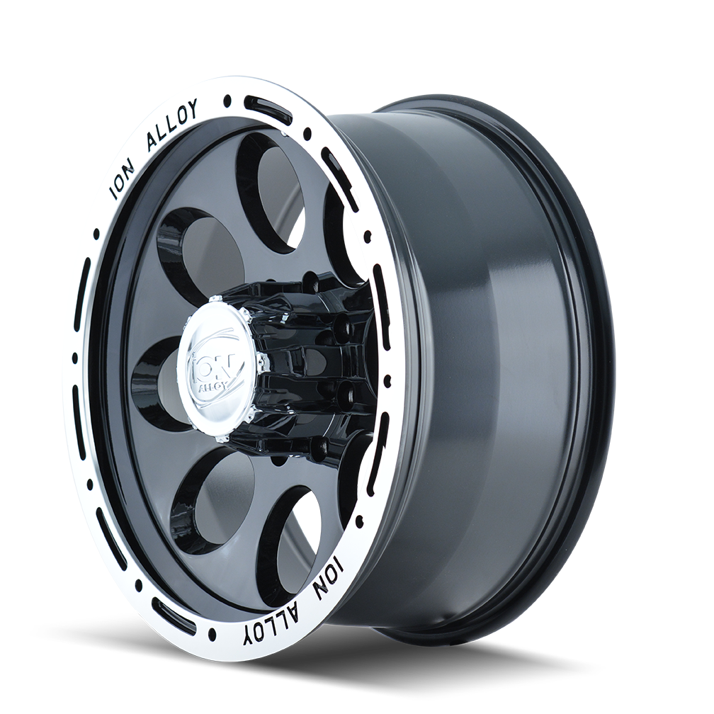 ION 174 GLOSS BLACK MACHINED 17X9 5-127 0MM 83.82MM