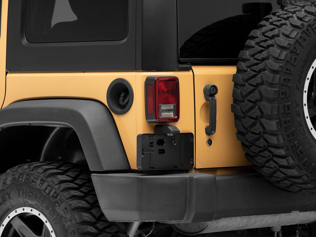 OEM tag bracket for jeep wrangler