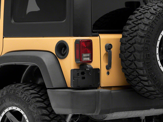 OEM tag bracket for jeep wrangler
