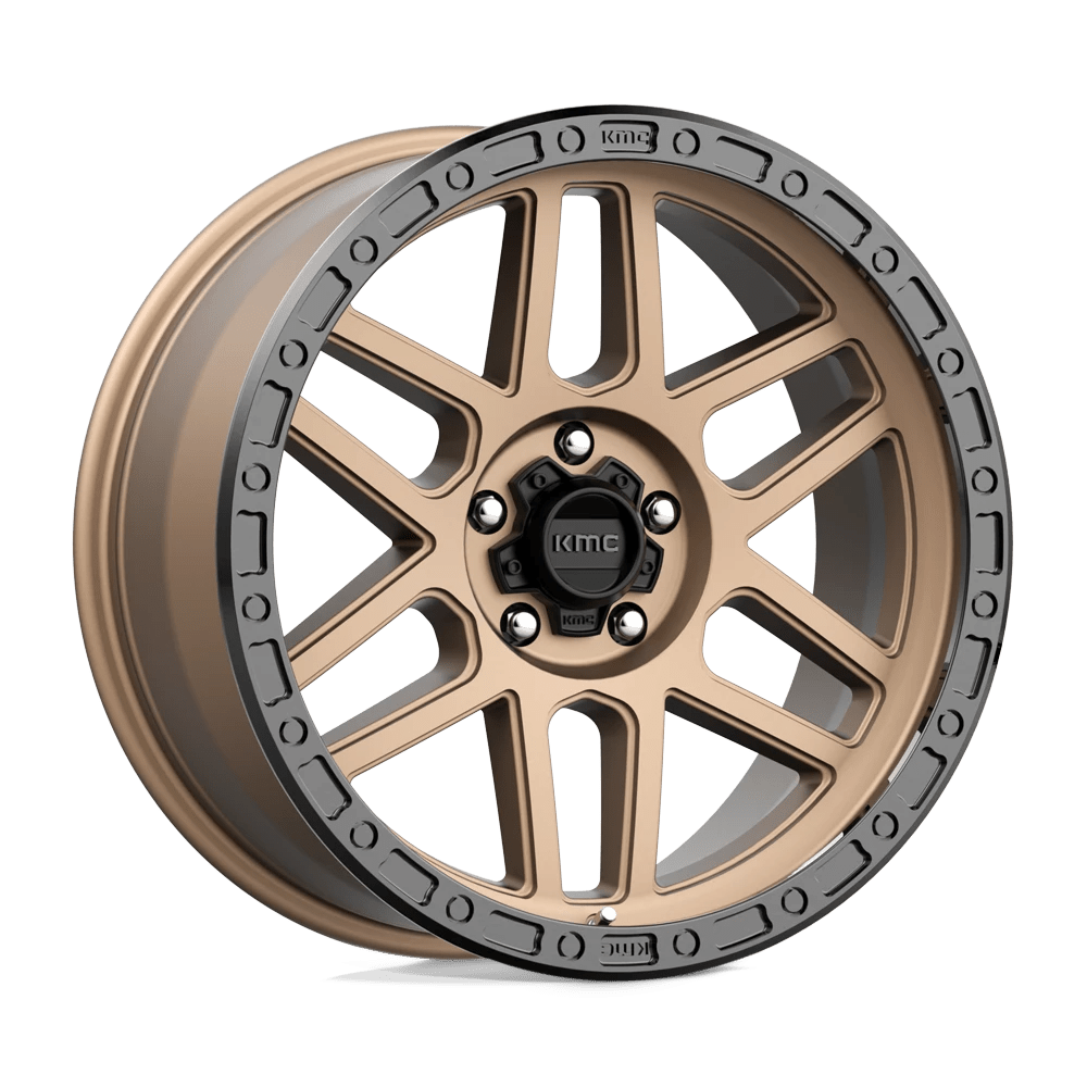 KMC MATTE BRONZE W/ BLACK LIP KM544 20X9 5X5.0 M-BRZ BLK LP 00MM