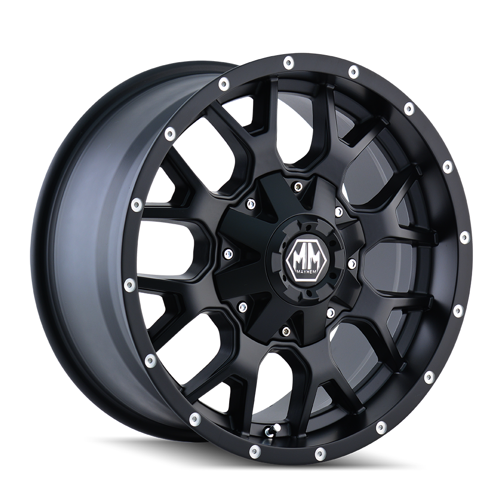 MAYHEM WARRIOR 8015 MATTE BLACK 20X9 5-127/5-139.7 0MM 87MM