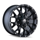 MAYHEM WARRIOR 8015 MATTE BLACK 20X9 5-127/5-139.7 0MM 87MM