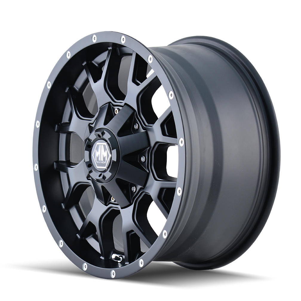 MAYHEM WARRIOR 8015 MATTE BLACK 17X9 5-127/5-139.7 -12MM 87MM