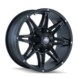 MAYHEM RAMPAGE 8090 MATTE BLACK 20X10 5-127/5-139.7 -25MM 87MM
