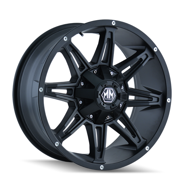 MAYHEM RAMPAGE 8090 MATTE BLACK 20X10 5-127/5-139.7 -25MM 87MM