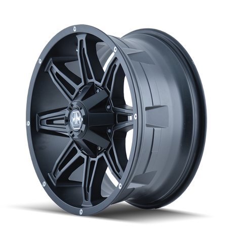 MAYHEM RAMPAGE 8090 MATTE BLACK 20X10 5-127/5-139.7 -25MM 87MM