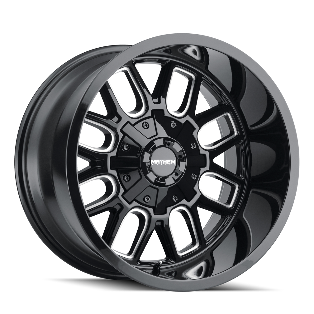 MAYHEM COGENT 8107 GLOSS BLACK MILLED 20X9 5-127/5-135 0MM 87MM