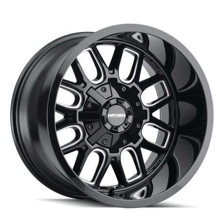 MAYHEM COGENT 8107 GLOSS BLACK MILLED 20X9 5-127/5-135 0MM 87MM