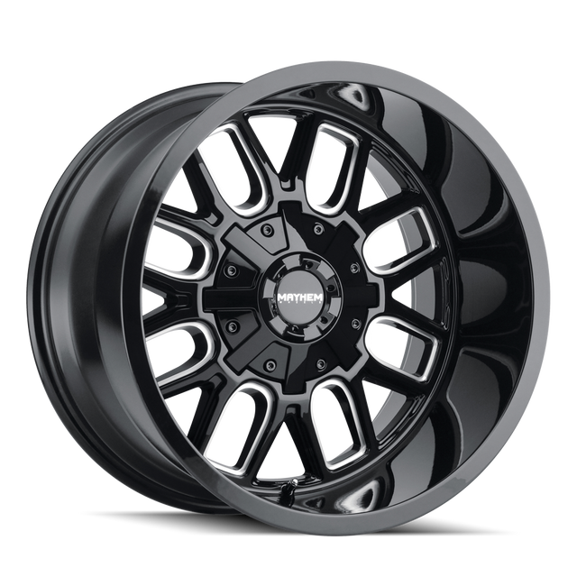 MAYHEM COGENT 8107 GLOSS BLACK MILLED 20X9 5-127/5-135 0MM 87MM